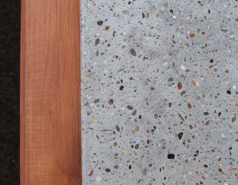 Beton-Holz Kombination